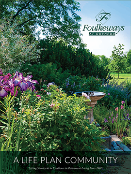 Foulkeways folder brochure