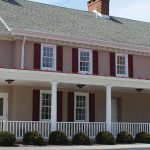 Historic Beaumont House serves as a guest house at Foulkeways