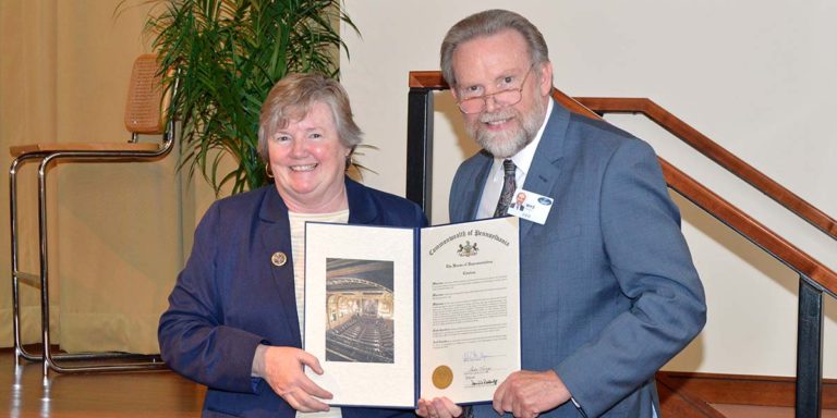 Rep Harper Mike Peasley Presenting Citation