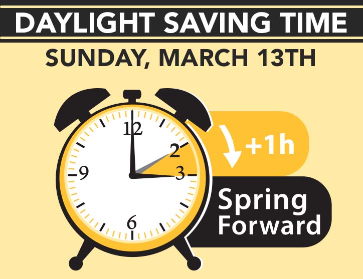 TIME CHANGE 2022-Daylight Saving Time